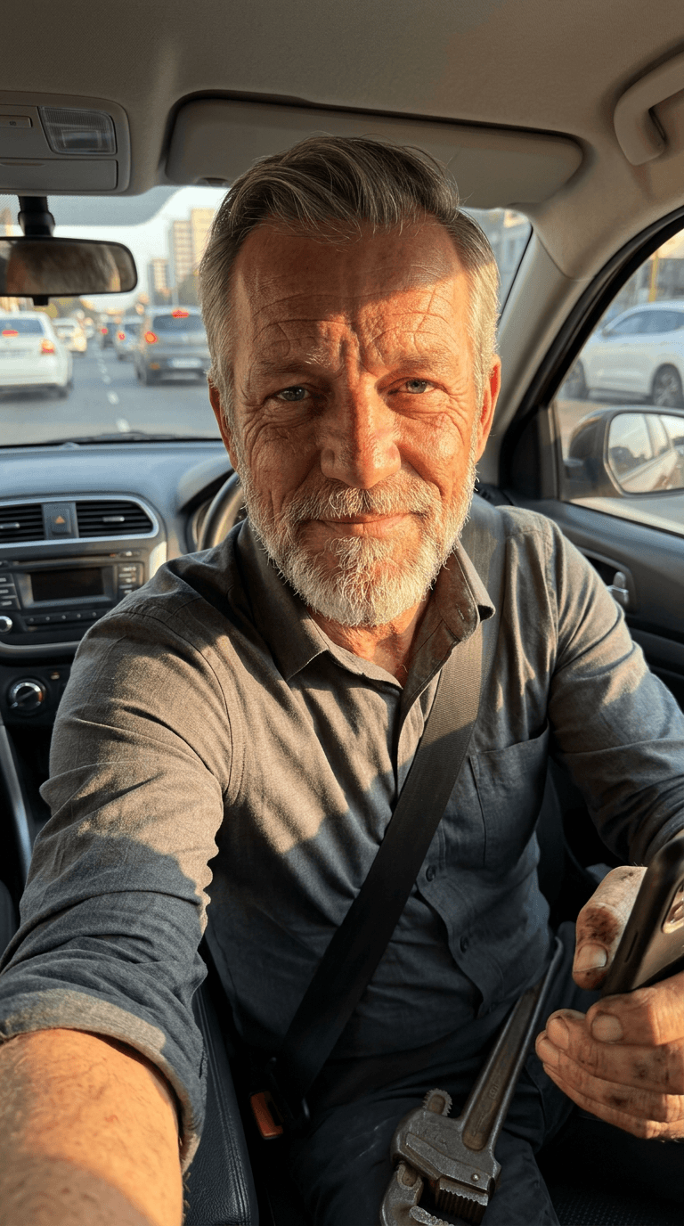 Hank "Grease" Miller, car interior style