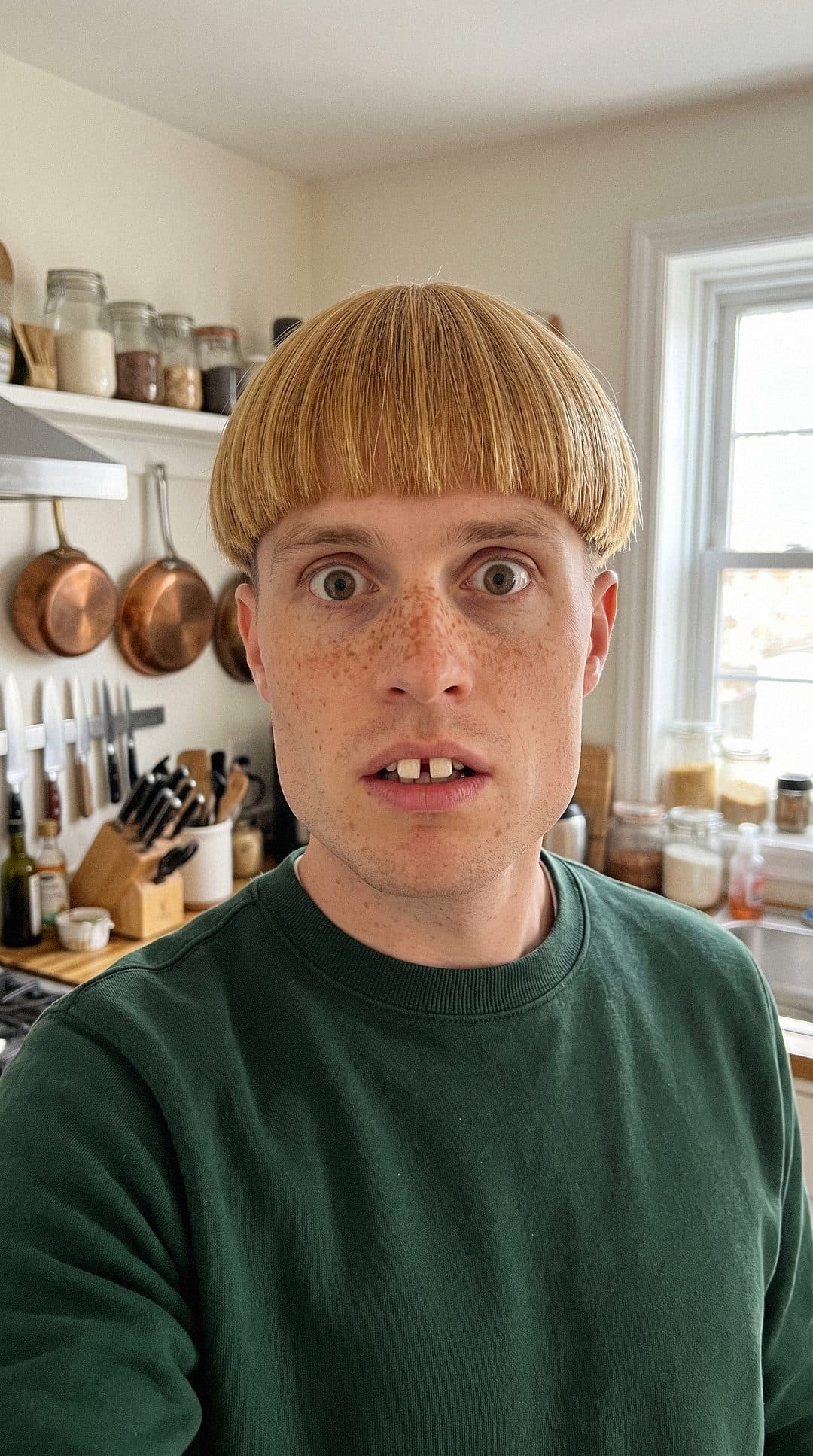 Bartholomew 'Barty' Pantz, expressive close-up selfie style